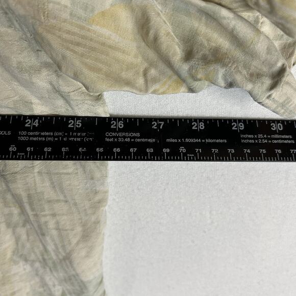 Island Republic 100% Silk Hawaiian Button Up Shirt Men's XL Relaxed Beige Yellow - Picture 6 of 8